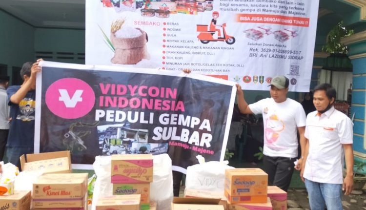 VidyCoin Indonesia Peduli Gempa Sulbar