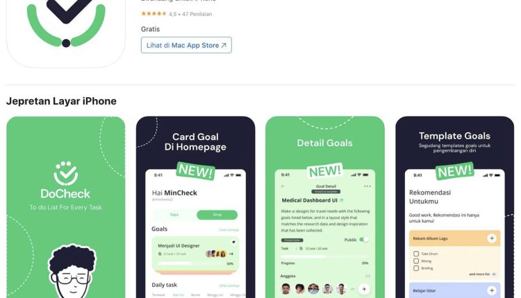 Aplikasi To Do List – DoCheck di App Store