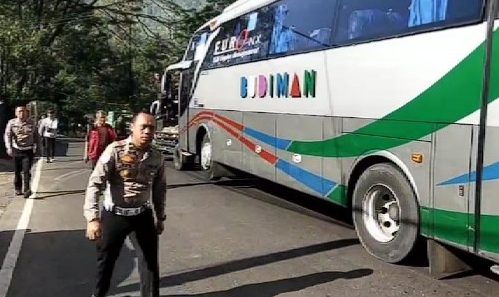 Kecelakaan Bus Budiman Hari Ini (Dok/Polresta Bandung)